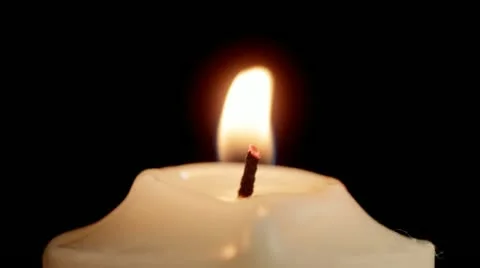 Candle CU Video stock 12031758