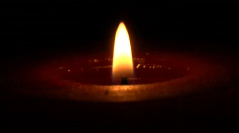 Candle CU - Isolated Video stock 727406