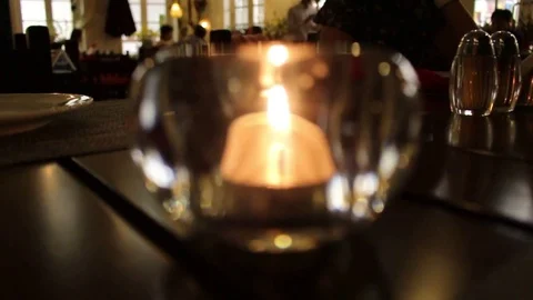 The candle in the cup Stock Footage 73061414