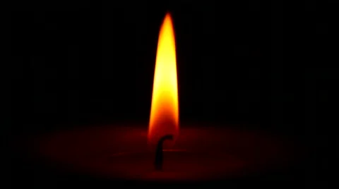 Candle in the dark background Stock Footage 683908