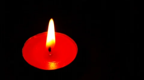 Candle in the dark background Stock Footage 683917