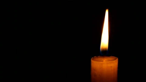 Candle in the dark background Stock Footage 859084