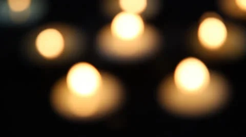 Candle in the dark Stock Footage 25852922