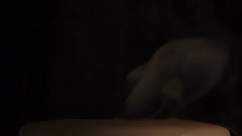 Candle in the dark Stock Footage 317576442