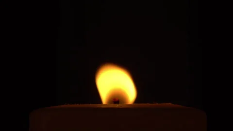 Candle in the dark Stock Footage 317576548