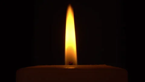 Candle in the dark Stock Footage 317576554