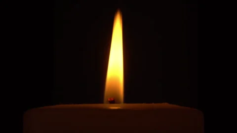 Candle in the dark Stock Footage 317576562