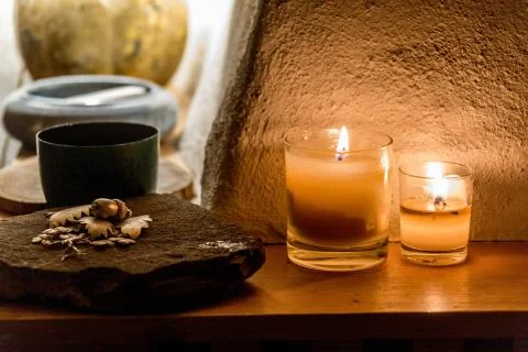 Candle Decoration Stock Photos