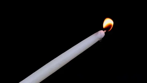 Candle Drips Wax Stock Footage 80772841