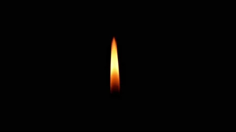 Candle fire overlay vfx loop Stock Footage