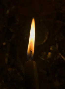 Candle fire Stock Photos