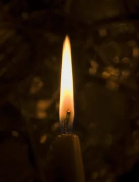 Candle fire Stock Photos