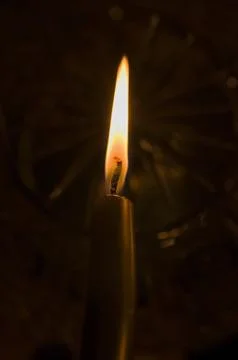 Candle fire Stock Photos