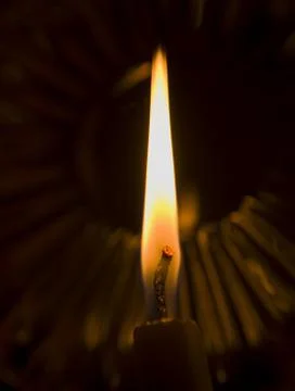 Candle fire Foto stock