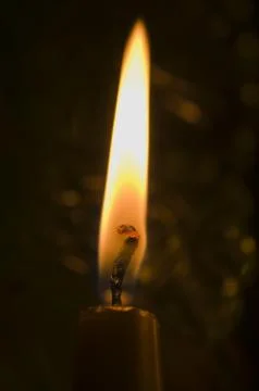 Candle fire Stock Photos