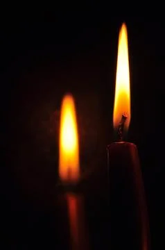 Candle fire Stock Photos