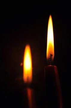 Candle fire Stock Photos