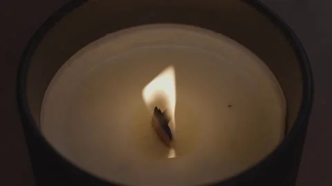 Candle Flame Blown Out 4K Stock Footage 243400930