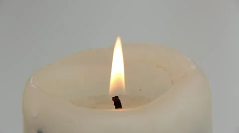 Candle flame Stock Footage 12123815