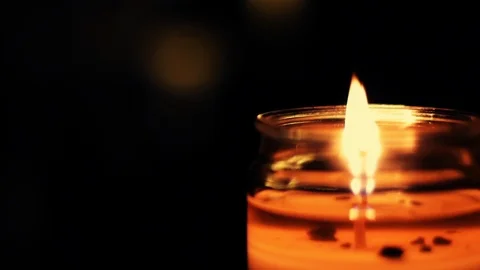 Candle flame Stock Footage 95735235