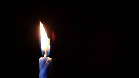 Candle Flame Stock Footage 121393498