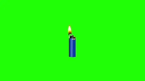Candle Flame Green Screen Background Stock Footage 337197549