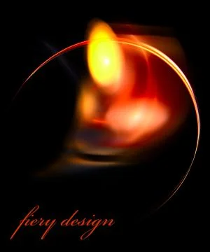 Candle flame Stock Illustration