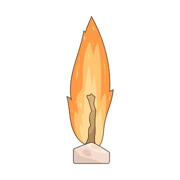 Candle Flame illustration Stock Illustration