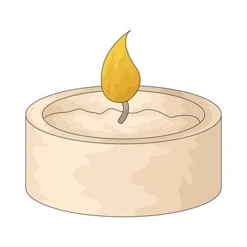 Candle Flame illustration Stock Illustration