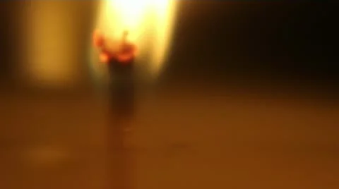 Candle Flame Macro 02 Stock Footage