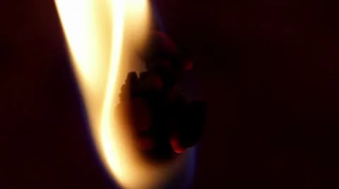 Candle Flame Macro Stock-Footage 8928482