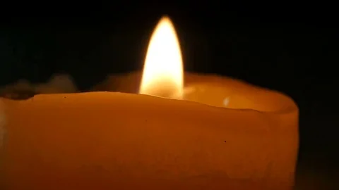 Candle flame macro Stock Footage 69120030
