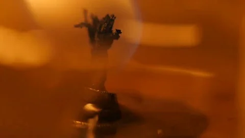 Candle flame macro Stock Footage 69122072