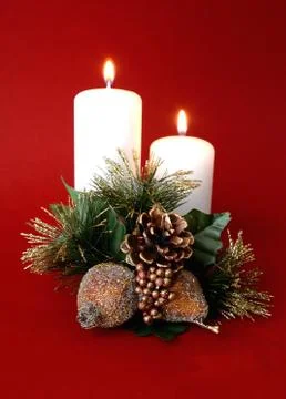 Candle flame Stock Photos