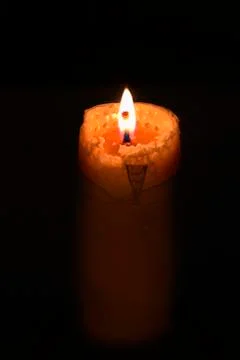 Candle flame Foto stock
