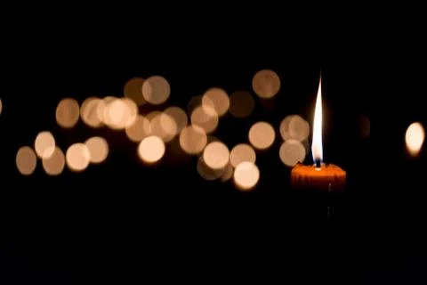 Candle flame Stock Photos