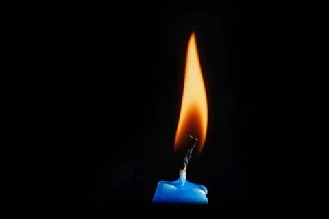 Candle flame Stock Photos
