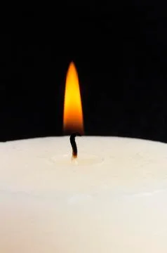 Candle flame Stock Photos