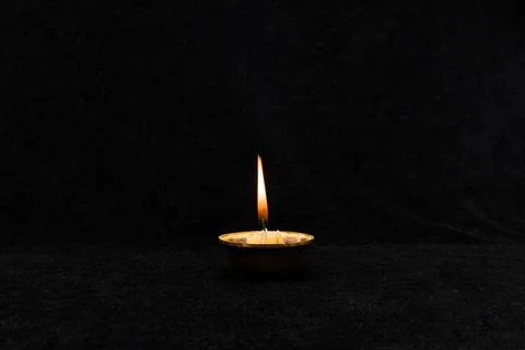 Candle flame. Stock Photos