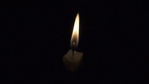 Candle flame in slow motion Stock Footage 101072411