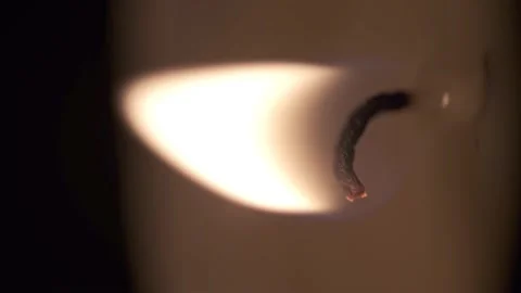 Candle flame vertical Stock Footage 146135656