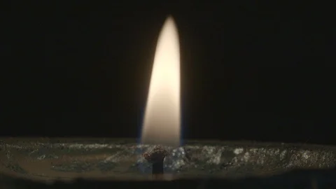Candle flame wavering Stock Footage 125869178