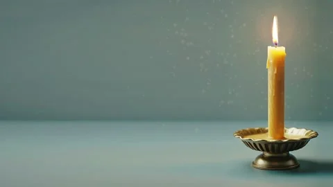 Candle Flames in 4k Video Background Stock Footage 311517876