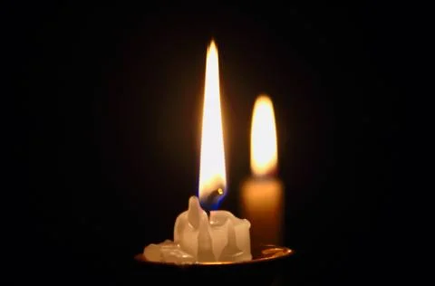 Candle flames Stock Photos