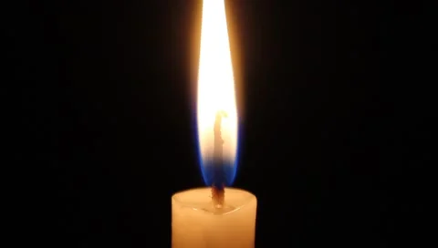 Candle flickering and blown out Stock Footage 5166179