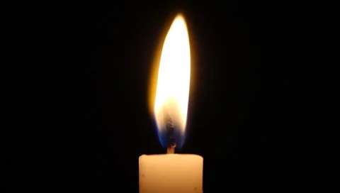 Candle flickering and blown out Stock Footage 5166187