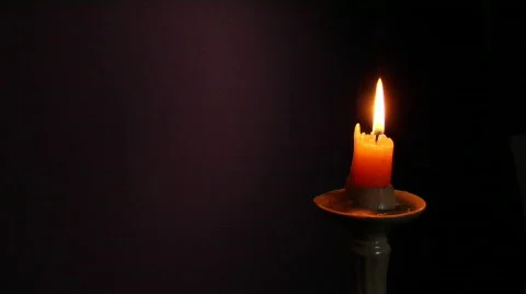 Candle Stock Footage