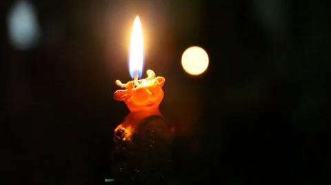 Candle Video stock 1808326