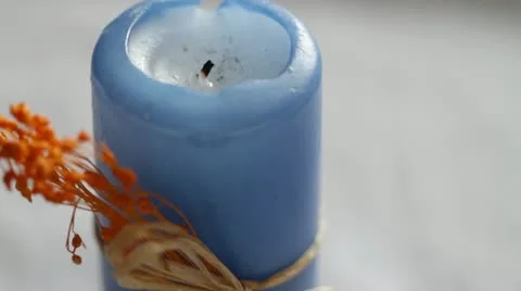 Candle Video stock 10826297