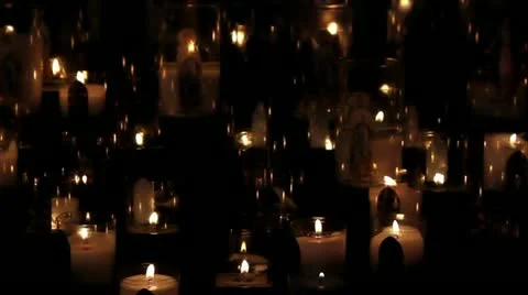 Candle Stock Footage